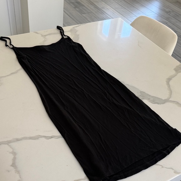 SKIMS Black Mini Slip Dress - Picture 2 of 5